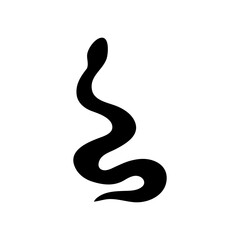 snake vector icon flat illustration on white background..eps