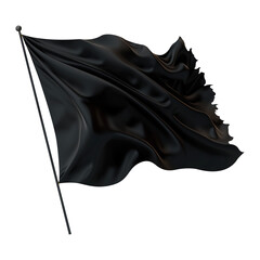 Plain black flag