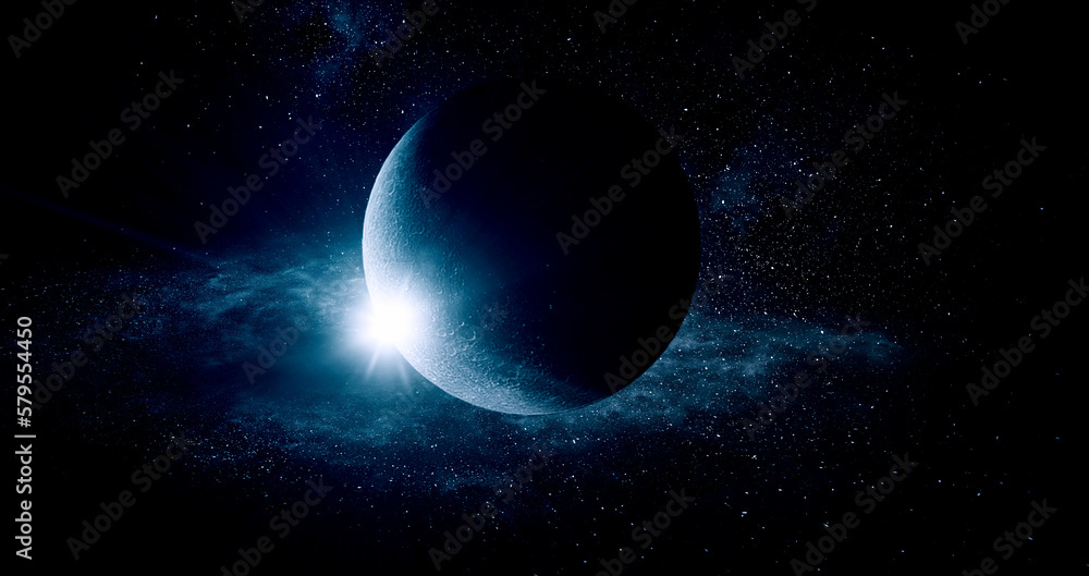 Canvas Prints image of outer space. . mixed media