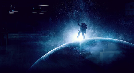 Astronaut on the other planet