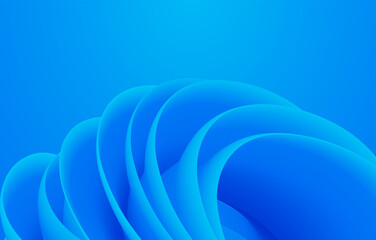 Blue abstract background Fluid design