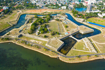 Ancient fort-fortress in the city of Jaffna, Sri Lanka.