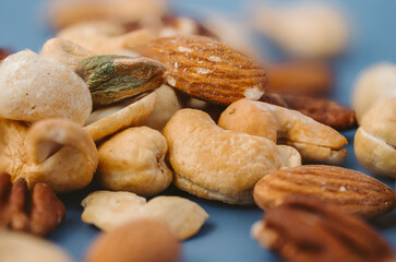nuts on a table