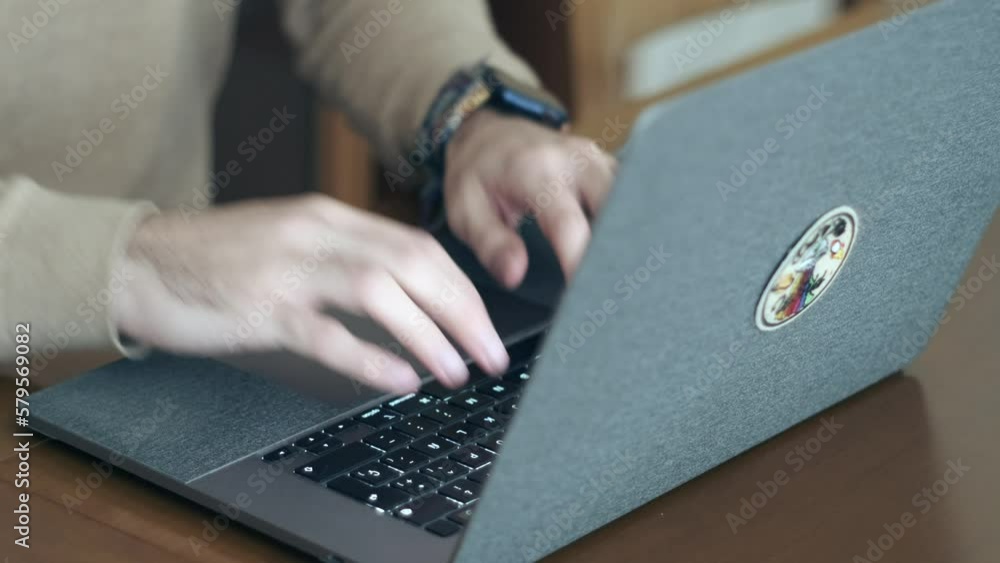 Poster the art of programming: human hands at work. efficiency at its finest: a programmer's workplace