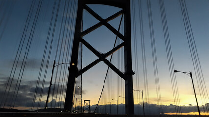 Fototapeta premium 美しい大橋から見えた風景