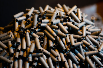 Shell casings ammunition production workshop