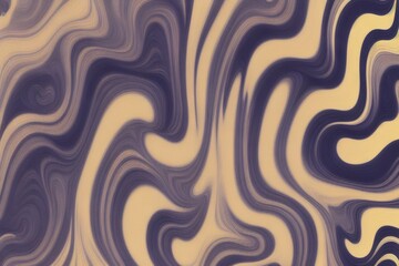 Obraz premium Marbled white and navy swirls pattern, Generative AI