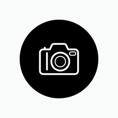 Camera Icon. Photography Symbol - Vector.   