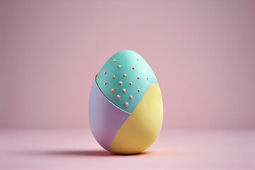 Abstract Pastel Easter Egg (7)