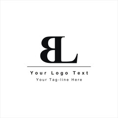 BL or LB letter logo Unique attractive creative