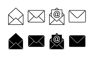 Mail icon vector for web and mobile app. email sign and symbol. E-mail icon. Envelope icon