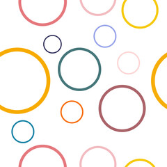 abstract seamless pattern background with colorful circles