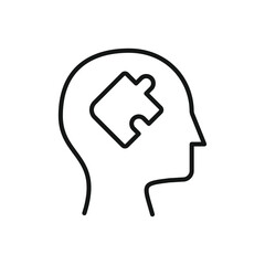 Editable Icon of Find Solution, Vector illustration isolated on white background. using for Presentation, website or mobile app