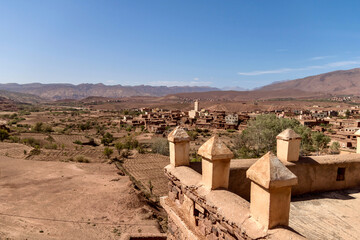 View from the Telouet Kasbah in Morocco