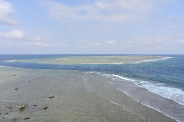 Circling Miyako Island in clear weather