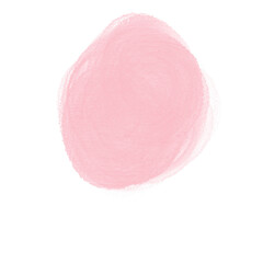 pink sponge isolated on white background