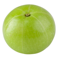 Emblic or Indian gooseberry isolated on a transparent background