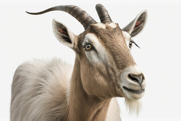 close up of a goat made with generative ai