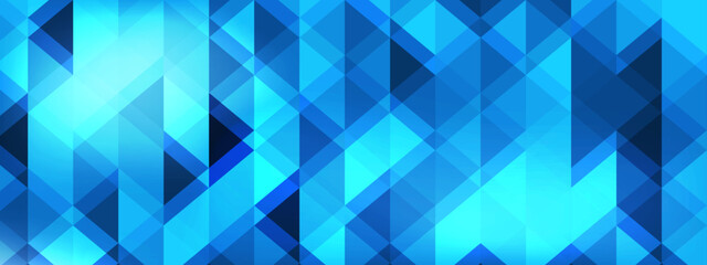 Abstract blue background geometric pattern design