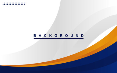 vector simple white business background with blue border