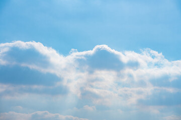 blue sky with clouds