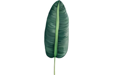 green leaf isolated generative ai.