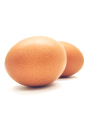 eggs on white  background. Isolated