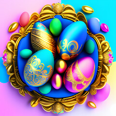 イースター, 卵, デコレーション, 休日, お祝い, 卵, とぶ, 色, カラフル, 伝統の, しきたり, クリスマス, シンボル, 季節, カラード, 化粧した, 集団, 食べ物, 贈り物, ペイント, 装飾品, 黄色, religion, 模様, デザイン