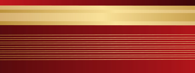 Red gold realistic luxury background vector