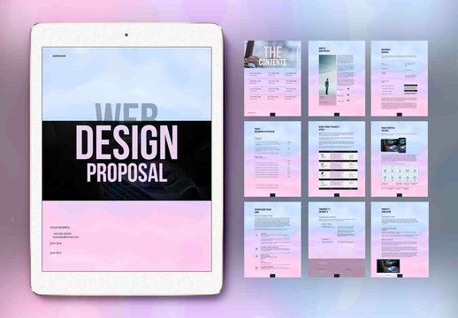 Modern Digital Web Design Proposal
