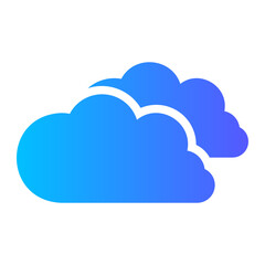 cloud gradient icon