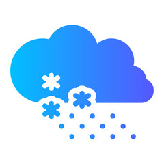 snowy gradient icon