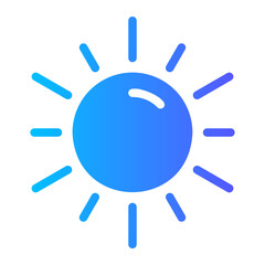 sun gradient icon