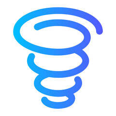 tornado gradient icon