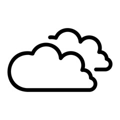 cloud line icon