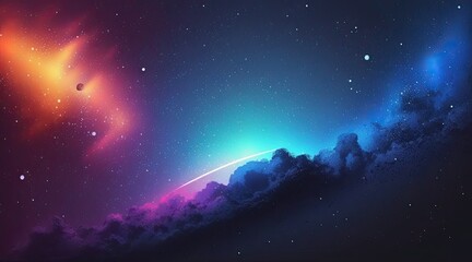 Deep space background illustration. Perfect for wallpapers, banners, backgrounds, and graphic design.
