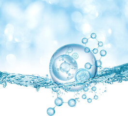 essential oil serum for cosmetics background