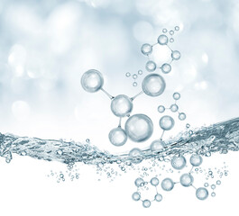 essential oil serum for cosmetics background