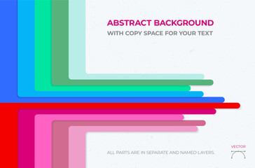 Abstract grungy background with stripe ornament