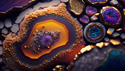 Obraz premium Druzy Texture Background