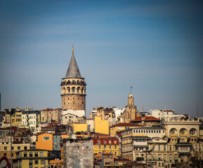 Fototapeta na wymiar The Galata tower. Stock Photo.