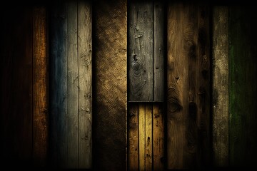 Grunge wood panels