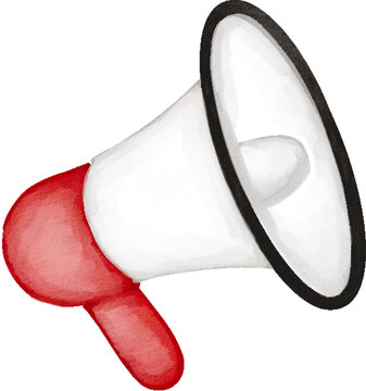 recommend clip art: Cinema bullhorn watercolor png
