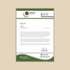 Corporate Business Letterhead Design Template