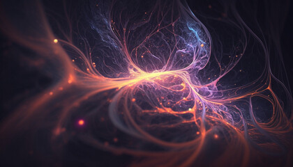 Cosmic Filaments Texture Background