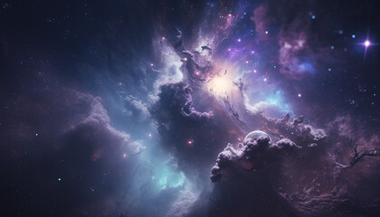 Obraz na płótnie Canvas Interstellar Texture Background