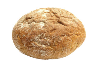 Bread isolated on white