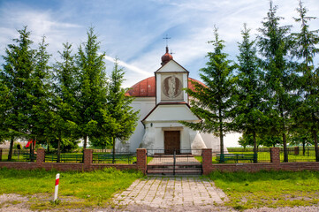 Church of Our Lady Queen. Modryn, Lublin Voivodeship, Poland.