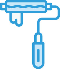 Paint roller Vector Icon Design Illustration