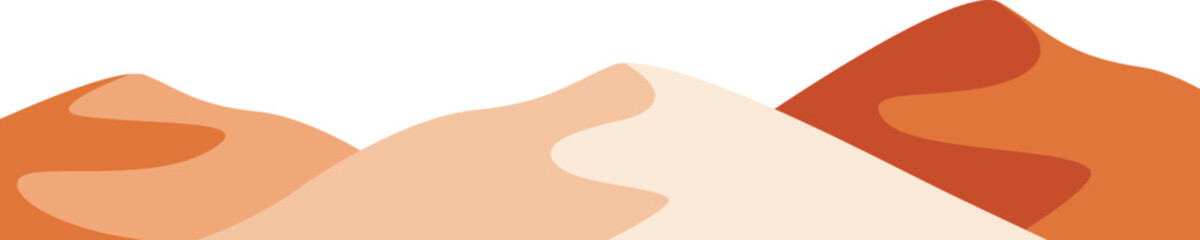 Desert landscape illustration